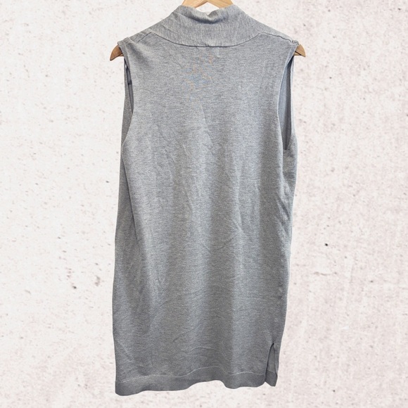 Survival Gray Sleeveless Cardigan - Picture 2 of 3